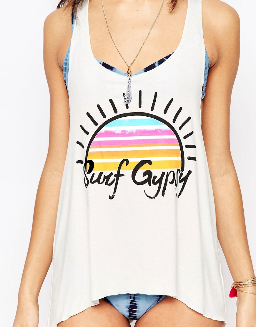F4581 Surf Gypsy Rainbow Sun Tank